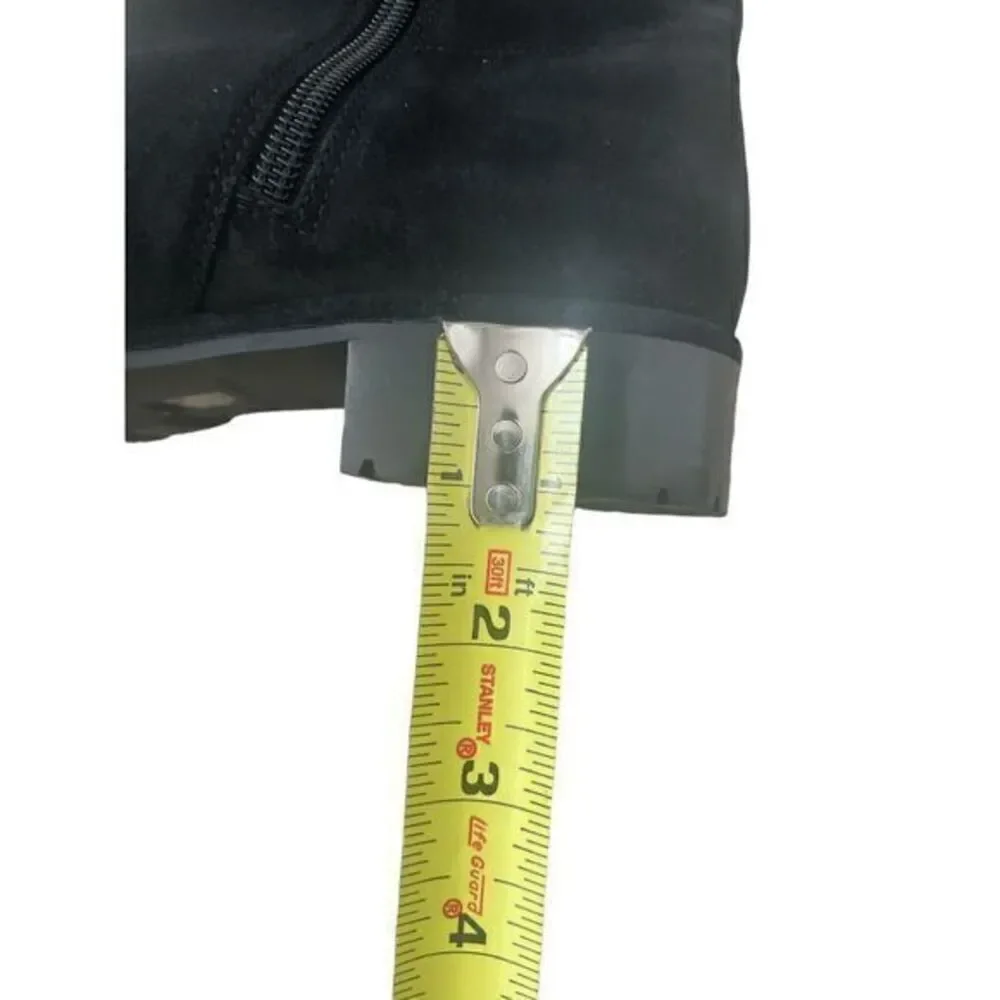 Stuart Weitzman NWOB Amber Suede Over The Knee‎ Boots Size 8.5  Black